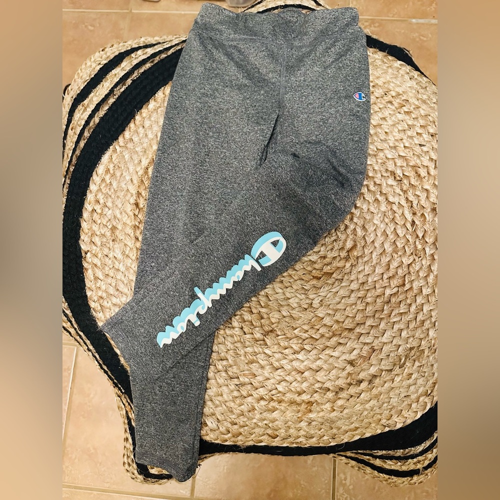 Champion girls blue and grey leggings